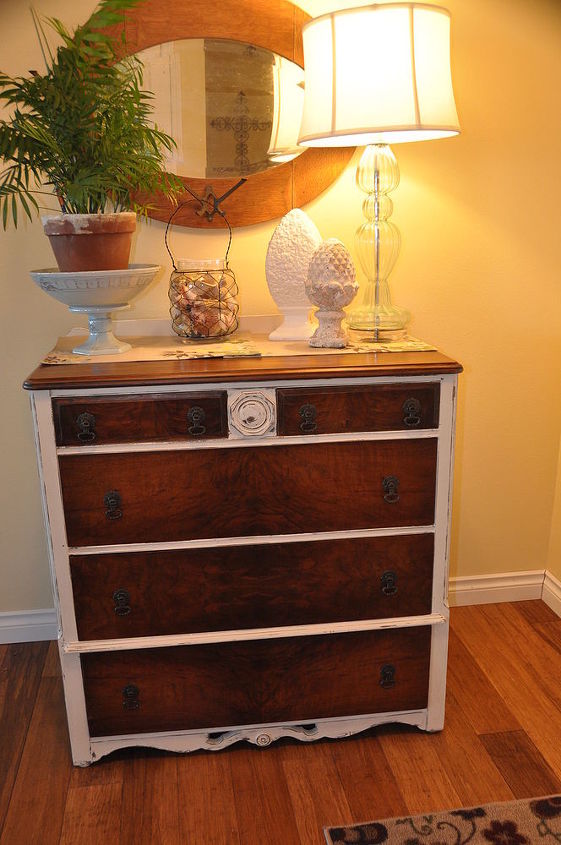classy little dresser, painted furniture