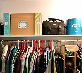 closet makeover with upcycled organization, closet, organizing, repurposing upcycling, Create a storage zone for everything so even when life gets busy you know where everything goes