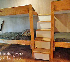 diy double bunk bed design