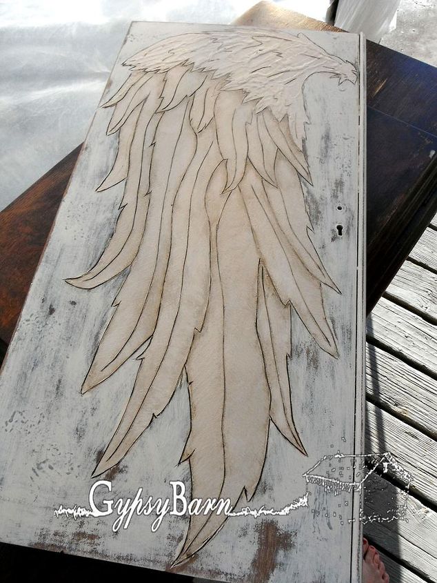 secrets revealed the angel wing cubby creation by gypsy barn, organizing, painted furniture, White wash added to the background Even though I KNEW I was going to sand most of it back off Facebook or the full blog