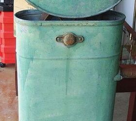 how can i repurpose this antique water cistern, repurposing upcycling, The rotating thing will come out easily according to hubs so I think since it takes the least amount of work we are going to make it into an ice chest for a while