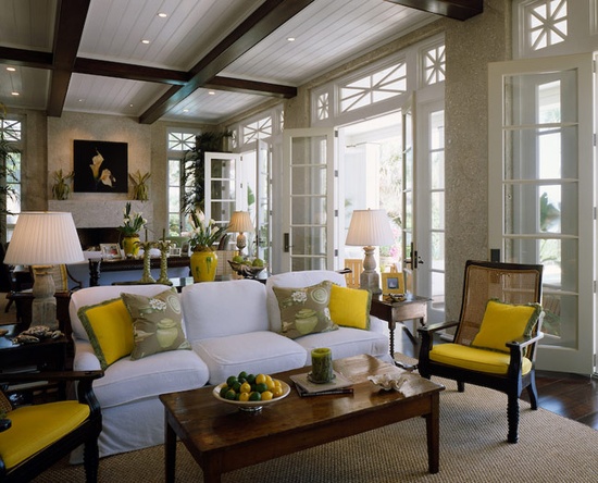 yellow is the it color for 2014, home decor, living room ideas, painted furniture, Yellow cushions can be enough to create a yellow color scheme