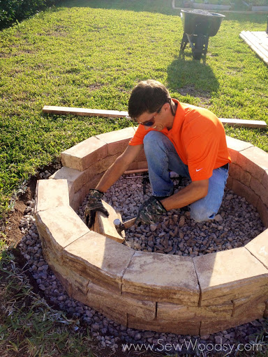 how to build an outdoor fire pit, diy, how to, outdoor living, Watch our video on how to build an outdoor fire pit
