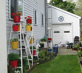 vertical gardening from junk, gardening, Vertical gardening