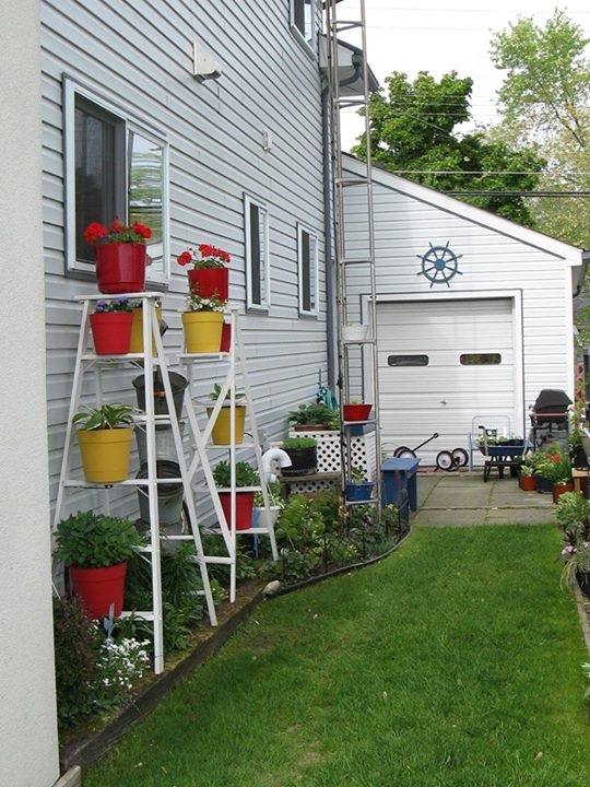 vertical gardening from junk, gardening, Vertical gardening
