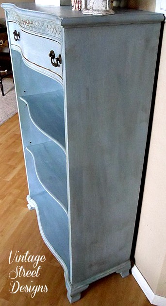gorgeous stately architectural bookcase wow, painted furniture