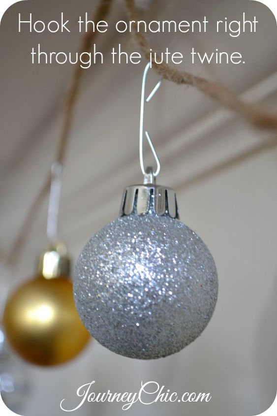 easy rustic ornament garland, seasonal holiday d cor