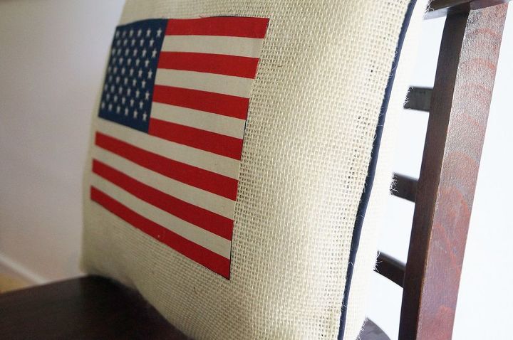 almofada bandeira americana