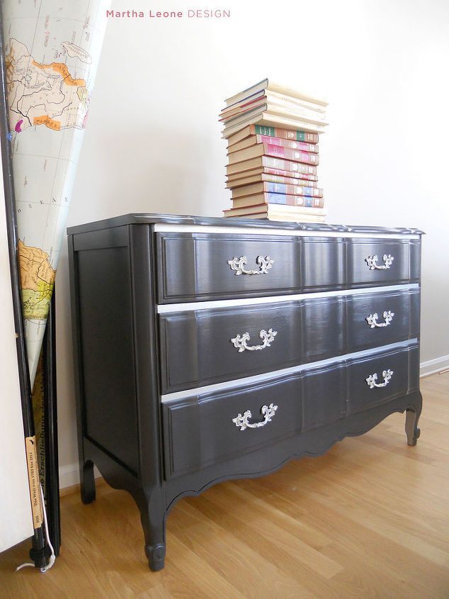 A Black French Provencal Dresser Hometalk