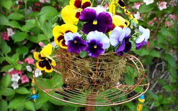 Wire Teacup Garden Stake