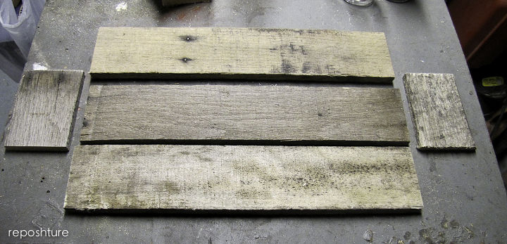 caja de especias de madera de palet