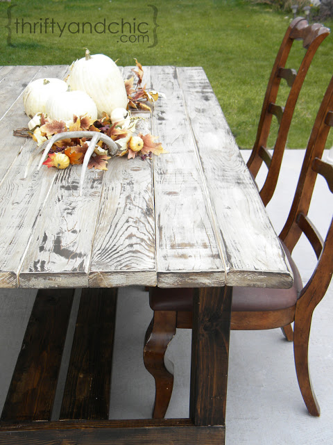 outdoor farmhouse table, outdoor furniture, outdoor living, painted furniture, patio