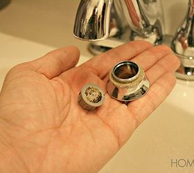 keep it clean kitchen edition, appliances, cleaning tips, home maintenance repairs, Minerals from hard water plug up faucet aerators