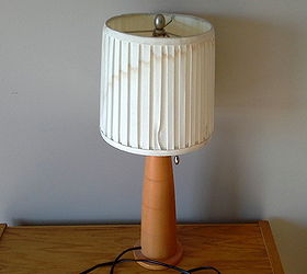 grapevine wire wrapped lamp shade, crafts, repurposing upcycling, Both lamp and shade were desperately needing a makeover
