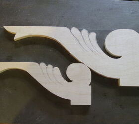 give your corbels some relief add depth to the silhouette of a floral corbel, woodworking projects