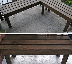 diy outdoor benches, decks, diy, how to, woodworking projects