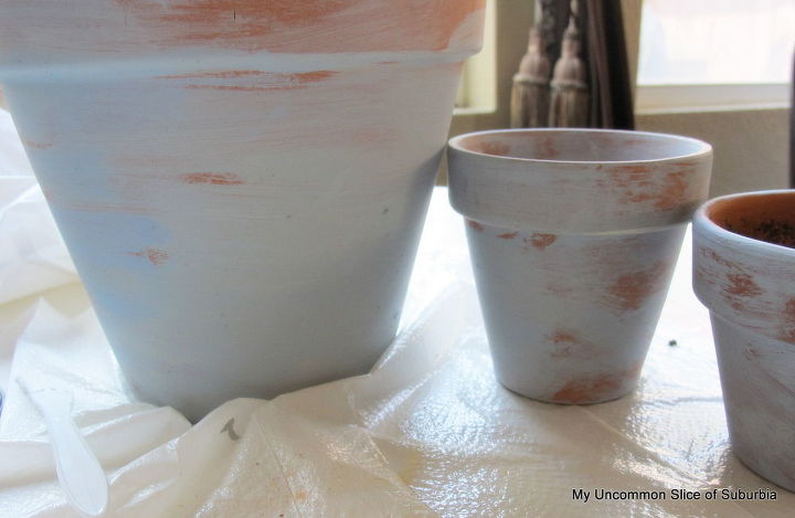how to easily age terra cotta pots, crafts, gardening, That s it I swear took about 2 minutes per pot