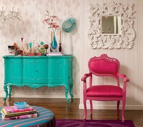 taste the rainbow 6 ways to color block your home, home decor, painted furniture, Color Blocking Mix Match Furniture