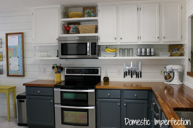 domestic imperfection home tour, home decor, The kitchen after