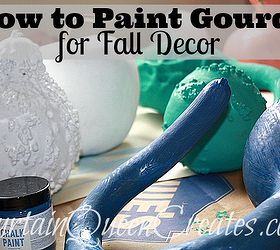 How to Paint Dried Gourds for Fall Decor Hometalk