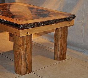 rustic coffee table, woodworking projects