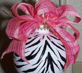 christmas decorating ideas to share by granart, christmas decorations, seasonal holiday decor, Zebra Ornament by GranArt