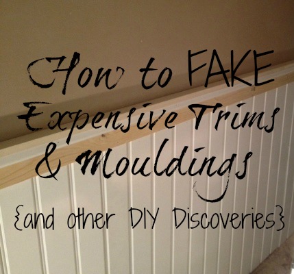 how to fake expensive mouldings and trims, wall decor, woodworking projects