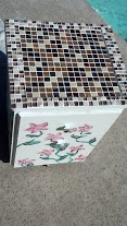 upcycled file cabinet, painted furniture, Top View