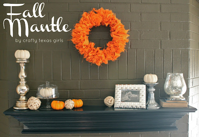 fall mantle decor, seasonal holiday d cor, wreaths, Fall Mantle