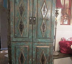 old pine to copper, painted furniture, SK s Pine to Copper Armoire