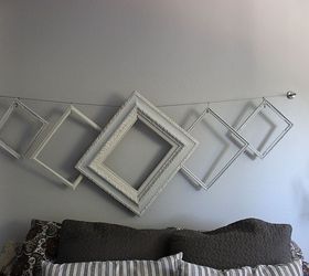easiest and cheapest shabby headboard ever, bedroom ideas, home decor, repurposing upcycling