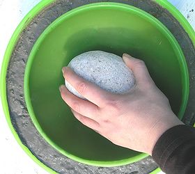 quirky hypertufta planters, concrete masonry, diy, gardening, how to, Make sure that one of your moulds is 25 smaller than the other Mix your concrete and you are ready to create your own planter Visit the blog for full instructions