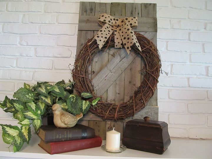 repurposed rustic privacy fence, home decor, repurposing upcycling