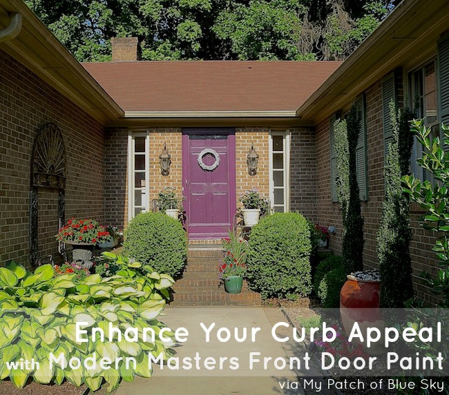 getting playful with modern masters front door paint, doors, painting, Photo Credit Debbie Hayes