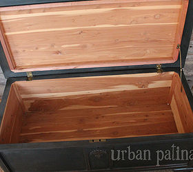 cedar trunk makeover, painted furniture, repurposing upcycling, Beautiful cedar construction