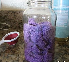 diy cleaning wipes, cleaning tips, go green, Add your cut up towels or washcloths