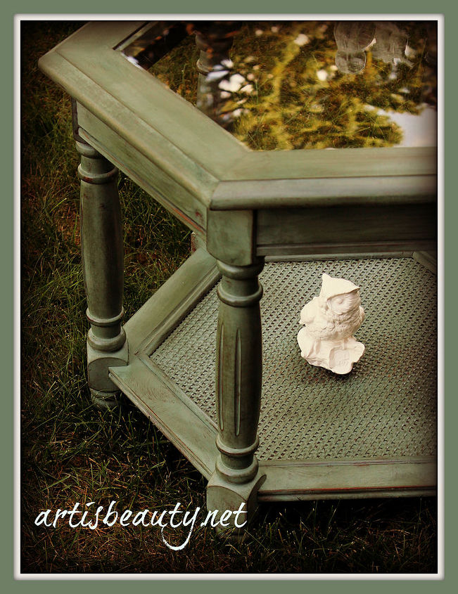 transforming a dated 70 s table into a real beauty, home decor, painted furniture, outdated to INSTYLE