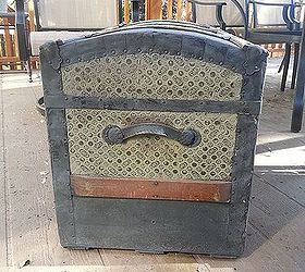 trunk love, chalk paint, painting, repurposing upcycling, during