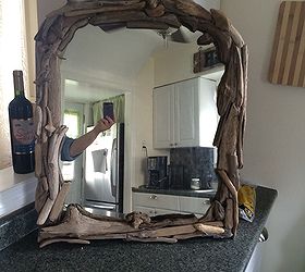 mirror re do, crafts, repurposing upcycling