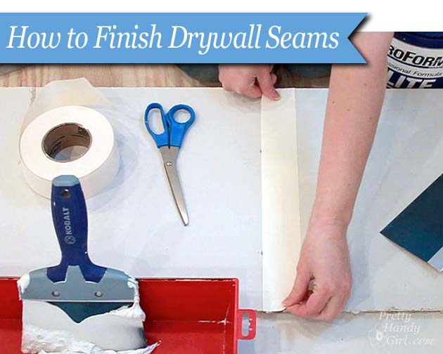 how to finish drywall seams, home maintenance repairs, how to, wall decor, How to Finish Drywall Seams Video on the blog