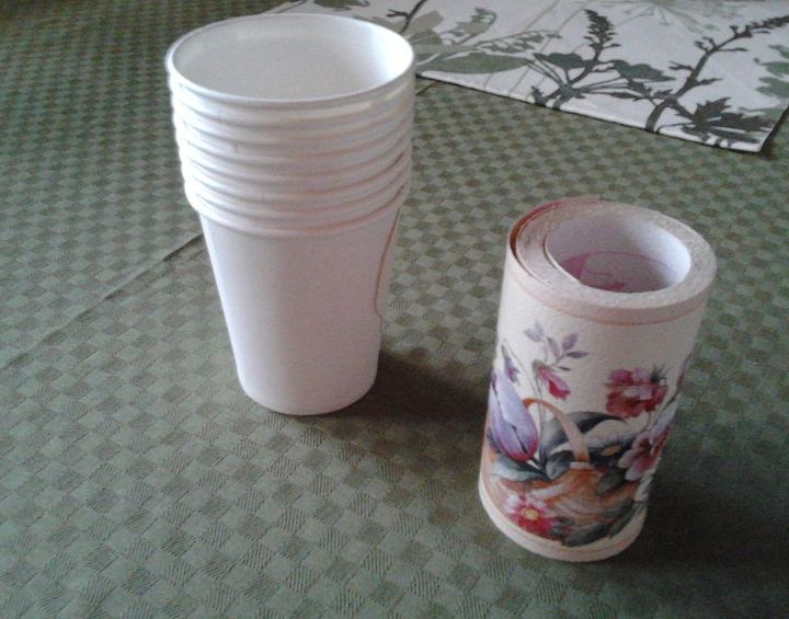 decorating paper cups, crafts