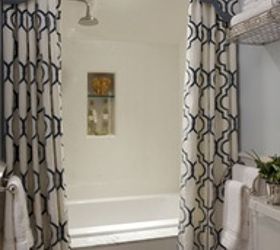 bathroom shower curtain idea