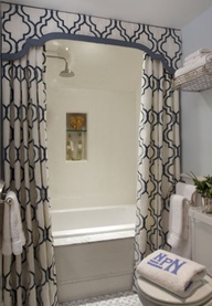 bathroom shower curtain idea