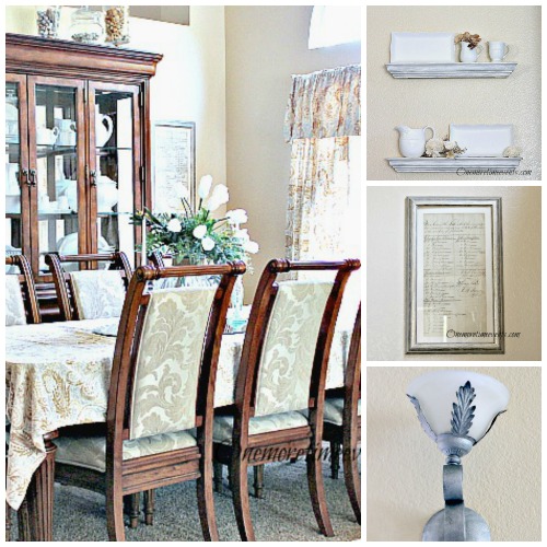 dining room and china cabinet makeover, home decor, painted furniture