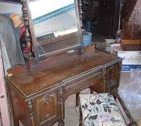 Before/After Antique Vanity Hometalk