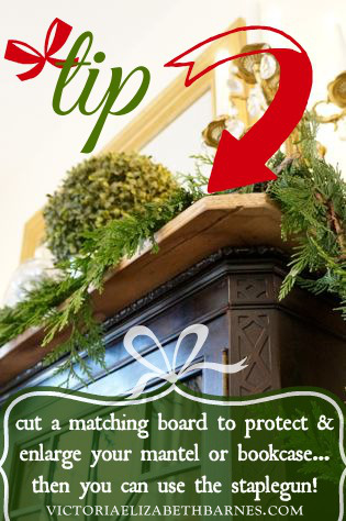 my best holiday decorating tip protect enlarge your mantel, christmas decorations, seasonal holiday decor, For lots more photos AND to see my old Victorian house decorated for Christmas come say hello on my blog Happy Holidays xoxo Victoria