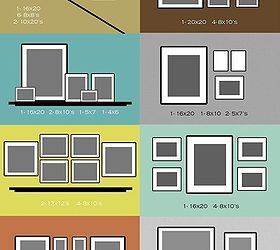 how to create a gallery style photo wall, home decor, Gallery Style Photo Wall Layout Ideas