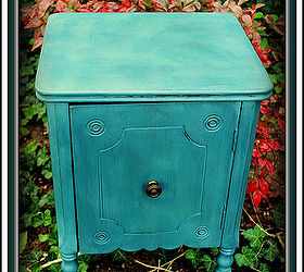 headed for the dumpster i saved another piece for someone to love antique sewing, home decor, painted furniture, after CUSTOM color