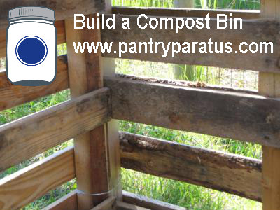 construir un contenedor de compost con palets viejos y alambre de heno coste, Resultado final Gratis al utilizar palets y alambre