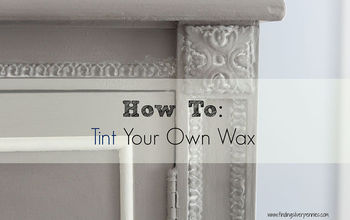 How to Create and Apply Tinted Wax